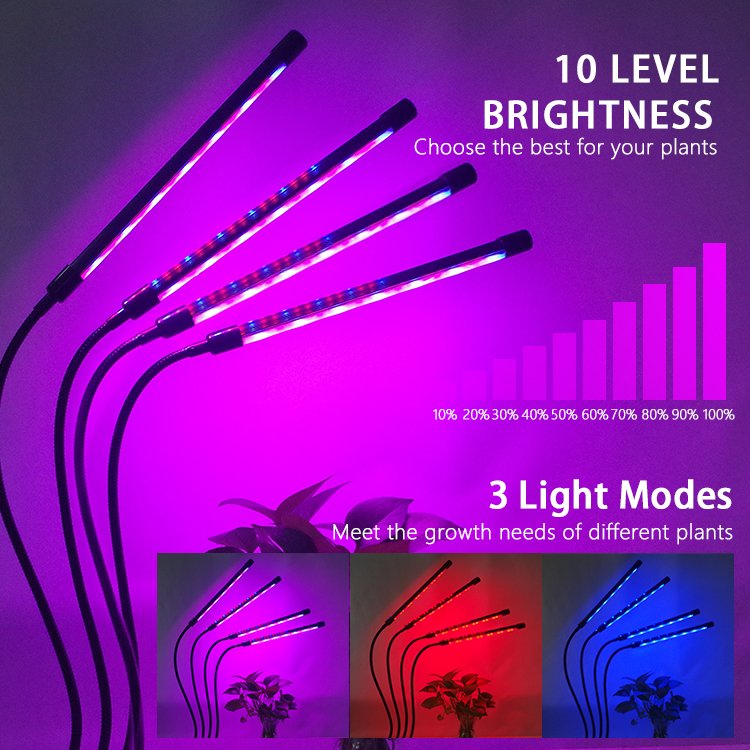 3 mode for table LED grow light